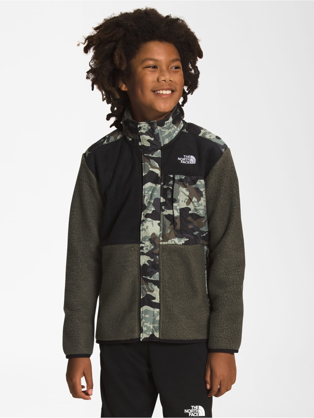 The North Face Boys Forrest Fleece Mashup Jacket | XL 14/16